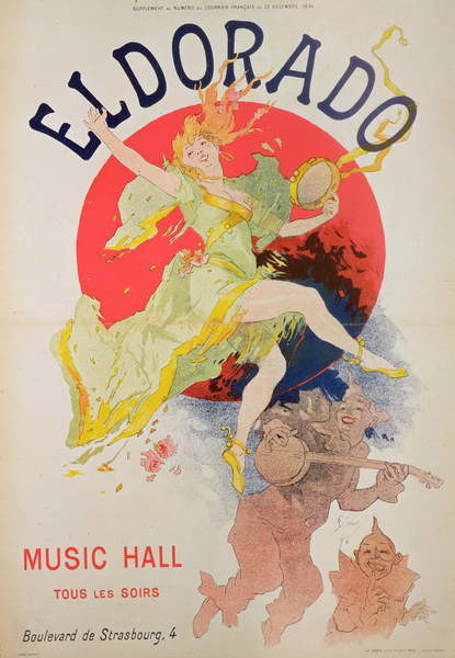 Плакат Poster for El Dorado by Jules Cheret