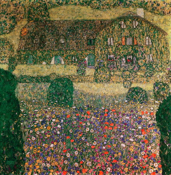Плакат Country House by the Attersee, c.1914