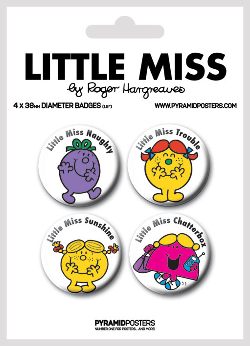Badge set Little Miss - Characters