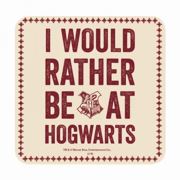 Coaster Harry Potter - I'd Rather Be At Hogwarts