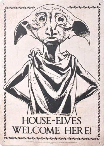 Metallikyltti Harry Potter - Dobby
