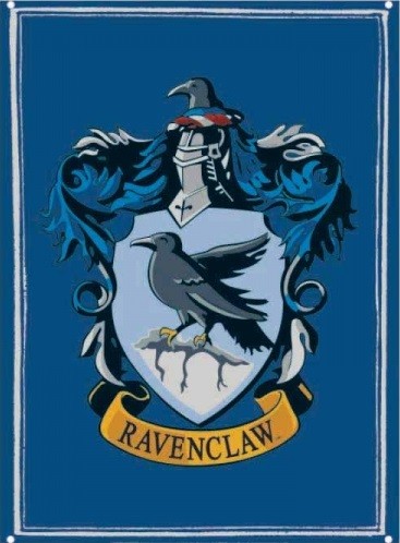 Μεταλλική πινακίδα Harry Potter - Ravenclaw