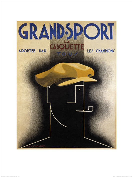 Art Print A.M. Cassandre - Grand Sport, 1925