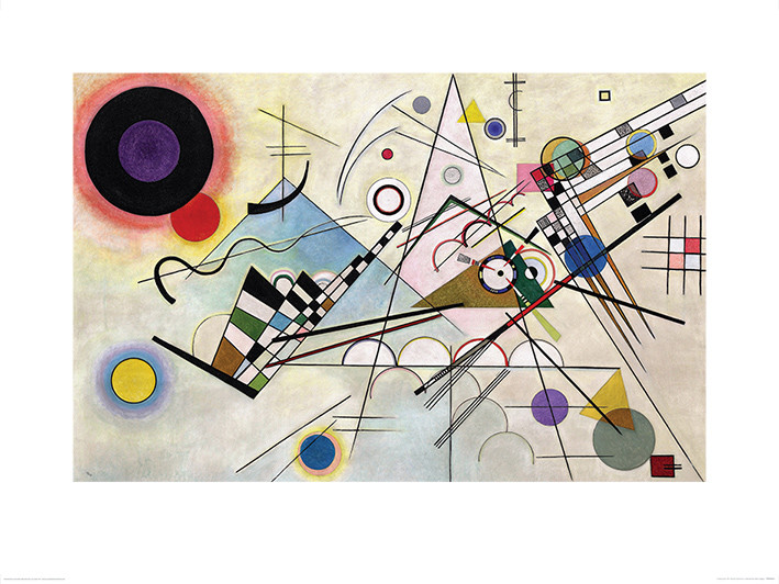 Художествен печат Wassily Kandinsky - Composition VIII