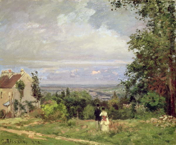 Плакат Louveciennes, 1870