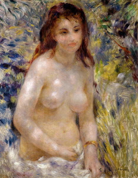 Плакат Study. Torso, effect of sunlight, c.1875-76