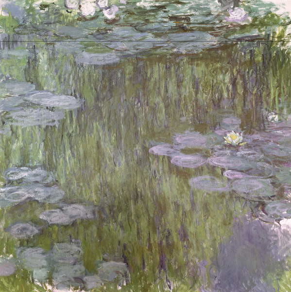 Принти на полотні Nympheas at Giverny, 1918