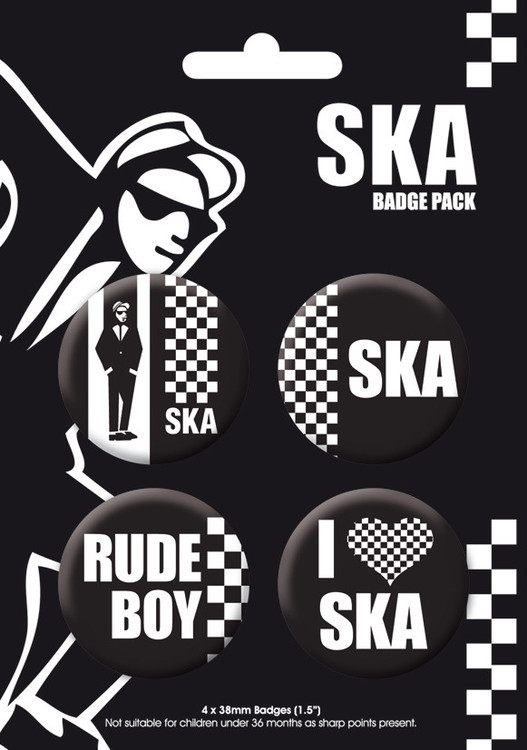 Set bedževa SKA