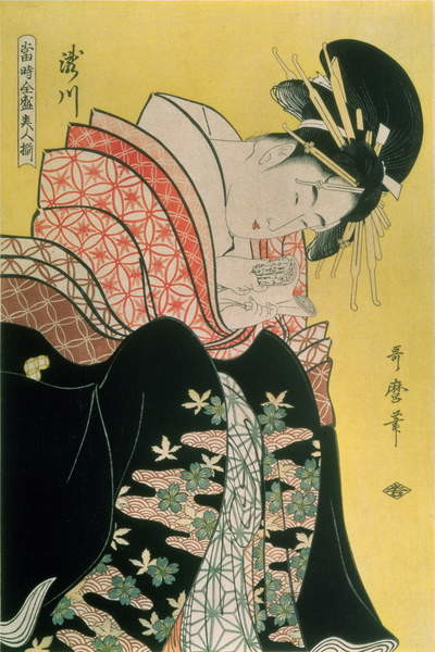 Плакат Takigawa from the Tea-House, Ogi