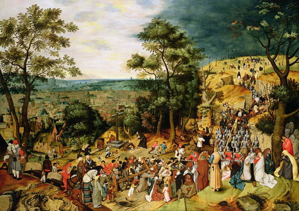 Плакат Christ on the Road to Calvary, 1607