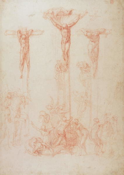 Плакат Study of Three Crosses