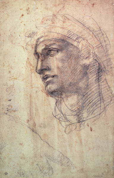 Плакат Study of a Head