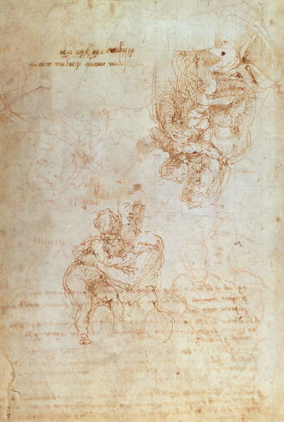 Принти на полотні Studies of Madonna and Child