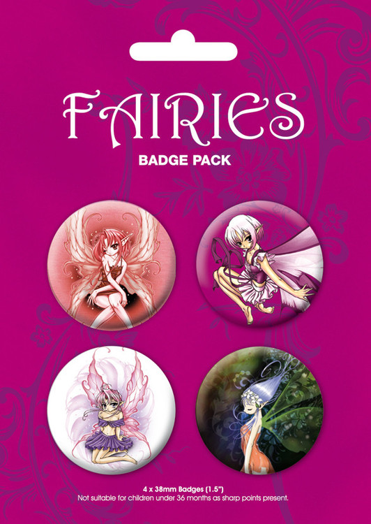 Badge set ODM - fairies