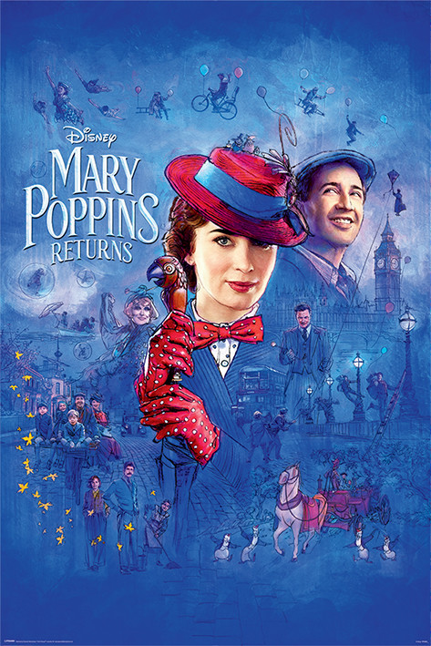 Плакат Mary Poppins Returns - Spit Spot