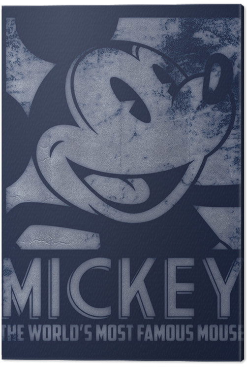 Принти на полотні Mickey Mouse - Most Famous Mouse