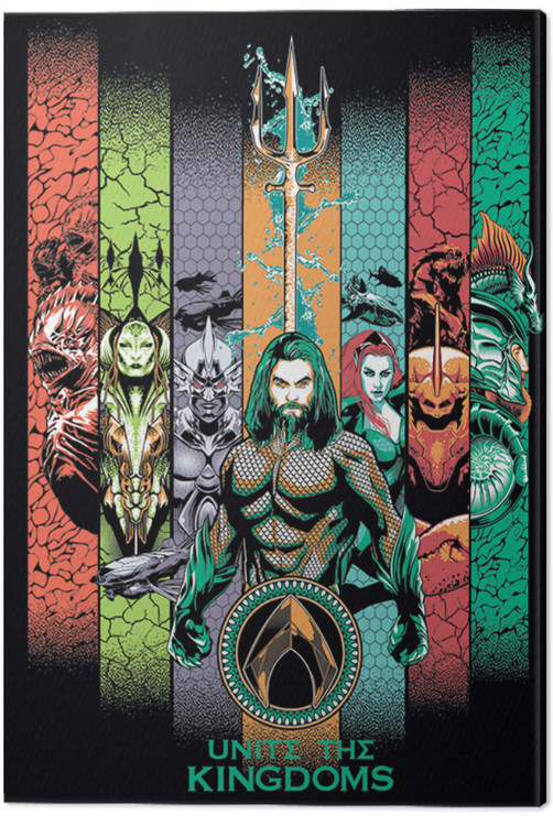 Принти на полотні Aquaman - Unite the Kingdoms