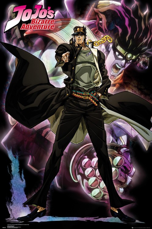Плакат Jojo's Bizarre Adventure - Stardust Crusaders