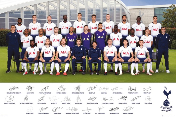 Αφίσα Tottenham Hotspurs - Team Poster 18-19