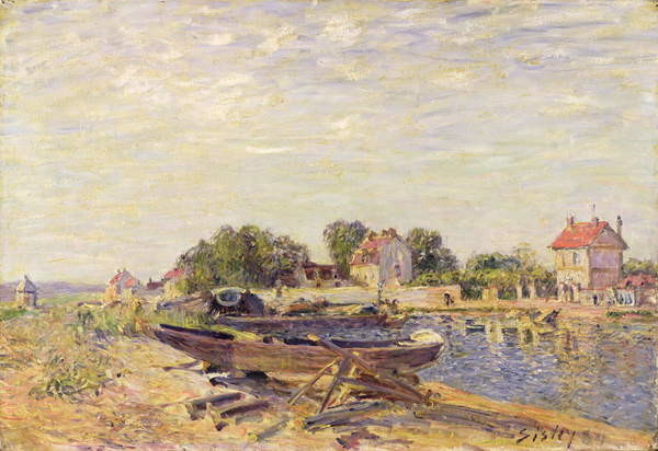 Наклейка The Loing at Saint-Mammes, 1885