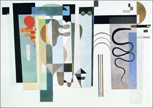Art Print Kandinsky - Due Punti Verdi