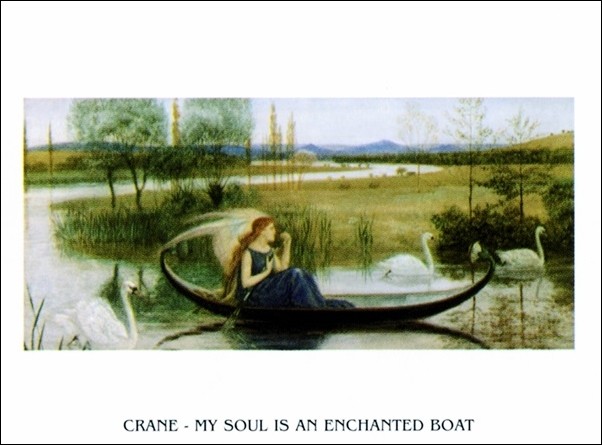 W.Crane - My Soul Is An Enchanted Boat Картина