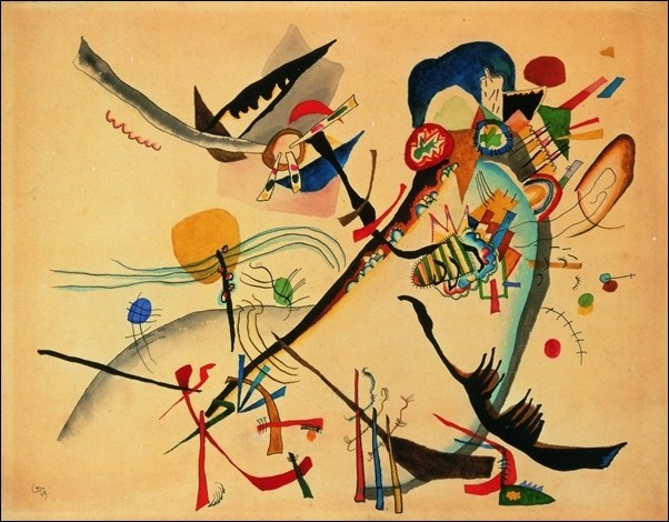 Art Print Kandinsky - Study For Blue Segment