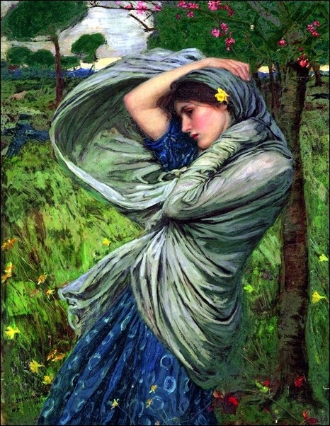 Art Print Waterhouse - Boreas