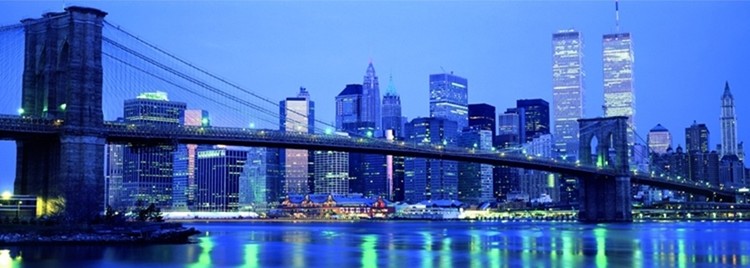 Richard Berenholtz - Brooklyn bridge To Downtown Mangattan Картина