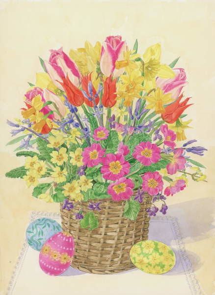 Наклейка Easter Basket, 1996