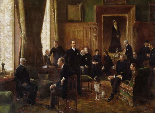 Плакат The Salon of the Countess Potocka, 1887