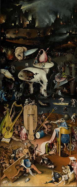 Принти на полотні The Garden of Earthly Delights, 1490-1500