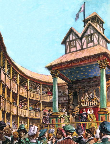 Принти на полотні The Tudor Theatre