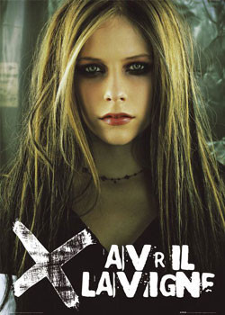 Poster Avril Lavigne - eyeshadow | Wall Art | 3+1 FREE | Abposters.com