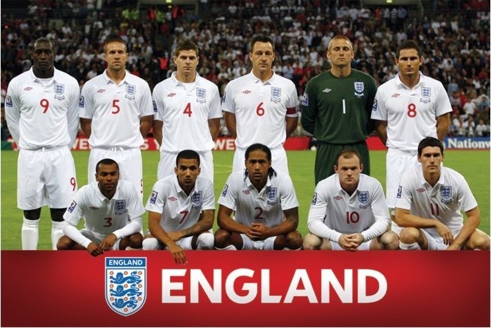 Poster England - Team shot