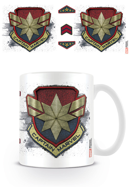 Mug Captain Marvel - Badge