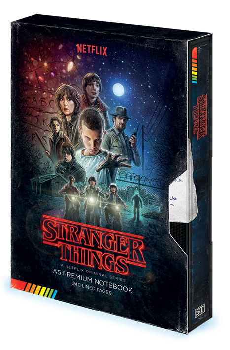Notebook Stranger Things - VHS