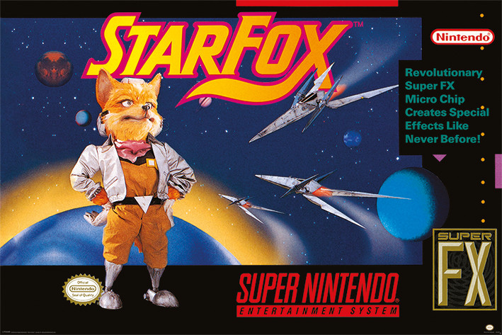 Плакат Super Nintendo - Star Fox