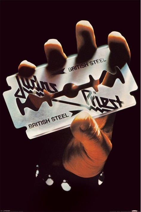Poster Judas Priest - british steel | Wall Art | 3+1 FREE