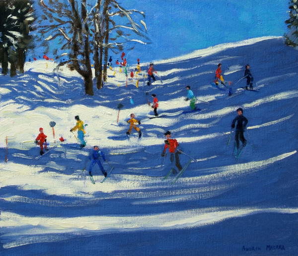 Плакат Blue shadows, Morzine