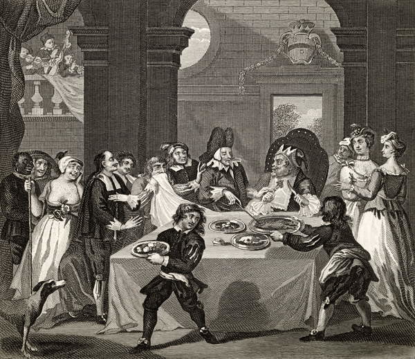 Плакат Sancho at the Feast Starved by his Physician,