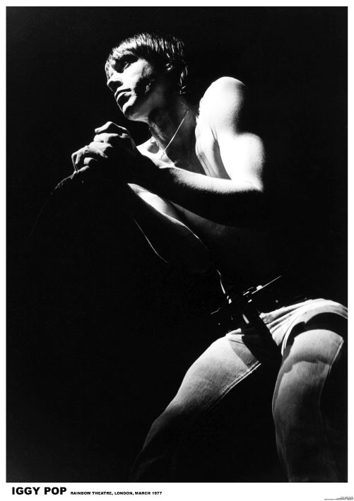 Плакат IGGY Pop - London 1977