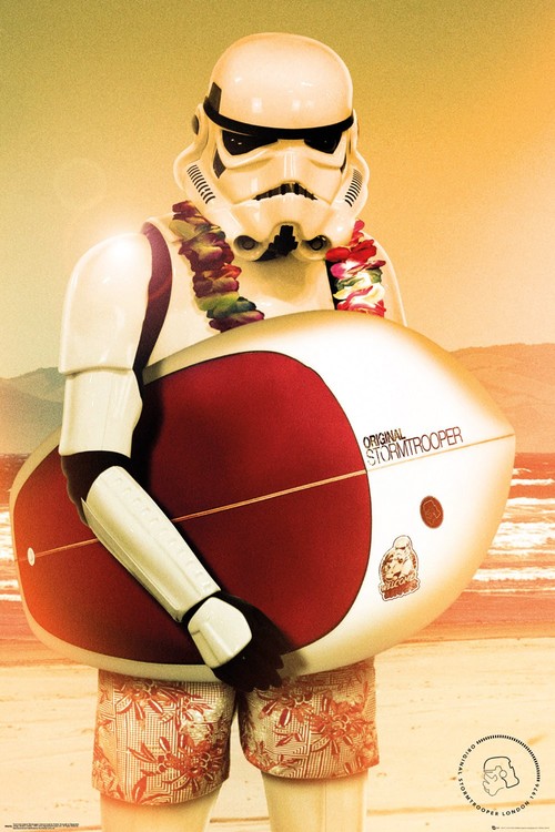 Poster Stormtrooper - Surf