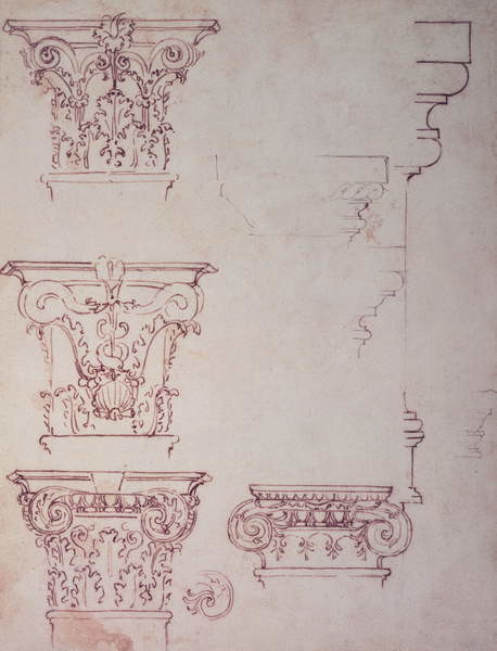 Плакат Studies for a Capital
