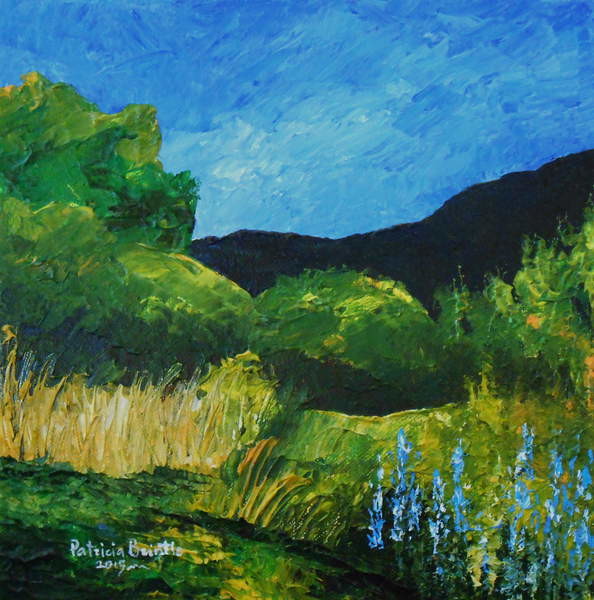Плакат Blue Lupines, 2015