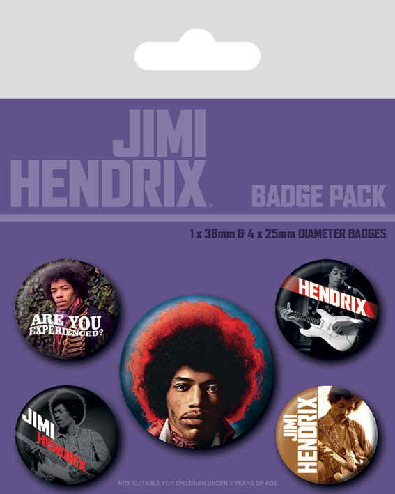 Σετ κονκάρδες Jimi Hendrix - Experience