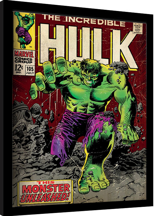 Κορνιζαρισμένη αφίσα Incredible Hulk - Monster Unleashed