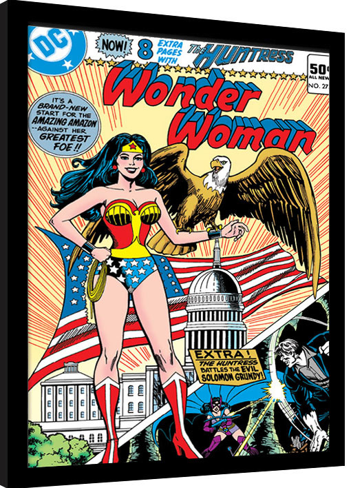 Uokvirjen plakat Wonder Woman - Eagle