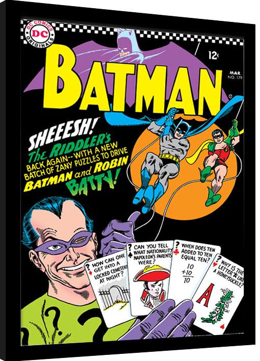 Poster emoldurado Batman - The Riddler