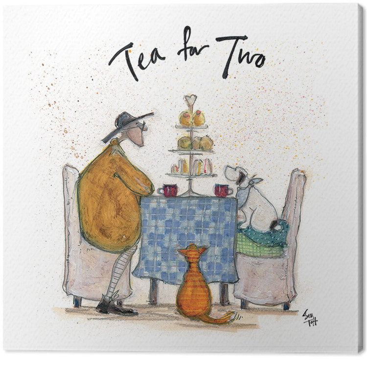 Принти на полотні Sam Toft - Tea For Two - Colour